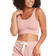 Boody Ribbed Seamfree Crop - Dusty Pink