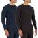 Fruit of the Loom Men's Pajama Top 2-pack - Black/Navy