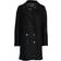 Desigual Straight Wool Coat - Black