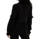 NA-KD Structured Blouse with Long Sleeves & Ruffles - Black