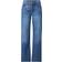 Vila Mellemhøj Talje Wide Fit Jeans - Blue Denim
