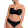 Curvy Kate First Class Bandeau Strapless Multiway Bikini Top - Black