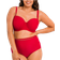 Curvy Kate First Class Bandeau Strapless Multiway Bikini Top - Red