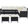 Juskys Manacor - Black, Cream Outdoor Lounge Set