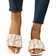 Shein Women's Fashion Plus Size Flat Slip-On Sandals with Gathered Toe, Round Toe, Valentine's Day