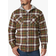 Wrangler Men's Long Sleeve Quilted Lined Flannel Shirt - Olive Night