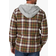 Wrangler Men's Long Sleeve Quilted Lined Flannel Shirt - Olive Night