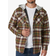 Wrangler Men's Long Sleeve Quilted Lined Flannel Shirt - Olive Night