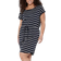 Only Carapril Short Dress - Cloud Dancer/Night Sky
