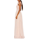 Mac Duggal Polka Dot Ruffled One Shoulder Gown - Porcelain