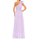 Mac Duggal Polka Dot Ruffled One Shoulder Gown - Lilac