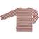 Mads Nørgaard Soft Striped Rib Tobinino - Red Nature Mel