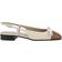 Valentino Garavani Valet Du Roi Kid Slingback Ballerina - Butter/Tobbacco