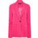 LTS Tall Scuba Crepe Blazer - Bright Pink