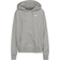 Nike Sportswear Club Fleece Women's Full Zip Hoodie Plus Size - Dark Grey Heather/White