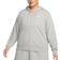 Nike Sportswear Club Fleece Women's Full Zip Hoodie Plus Size - Dark Grey Heather/White