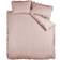 Catherine Lansfield Seersucker Frill Duvet Cover Pink (200x135cm)