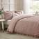 Catherine Lansfield Seersucker Frill Duvet Cover Pink (200x135cm)
