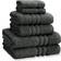 Catherine Lansfield Zero Twist Bath Towel Grey (127x70cm)