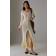 Warehouse Womens Pointelle Button Down Knitted Midaxi Dress - White