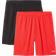 Amazon Essentials Men's Performance Tech Loose Fit Shorts 2-pack - Black/Red