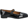Angulus Leather Ballerina - Black