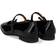 Angulus Leather Ballerina - Black