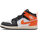 Jordan Air 1 Mid Younger Kids Shoes - Orange
