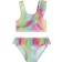 H&M Frill-Trimmed Bikini - Green/Pink (1218300005)