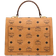 MCM Tracy Satchel Small - Cognac