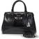 Guess Silvye Croc Print Handbag - Black
