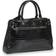 Guess Silvye Croc Print Handbag - Black