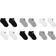 Nike Basic Low Socks 6-Pack - White/Black/Grey (RN0028-W2F)