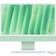 Apple iMac, 24-inch, M4 Chip, 10-core CPU, 10-core GPU, 16GB Unified Memory, 512GB SSD Storage Green