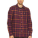 Lyle & Scott Check Flannel Long Sleeve Shirt - Burgundy