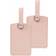 Samsonite Global Luggage Tag 2 delar - Pale Rose Pink