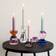 Hübsch Gem Pink/Blue Candlestick 11cm