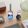 Hübsch Gem Pink/Blue Candlestick 11cm