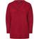 Yours Curve Burgundy Red Vneck Jumper - Red