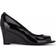 Nine West Cape 9x9 Dress Wedges - Black Patent