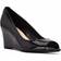 Nine West Cape 9x9 Dress Wedges - Black Patent