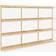 Karup Design Groove Shelving Gul Væghylder Raw 127x192 cm Reolsystem