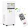 Wade Logan Saxon Portable Air Conditioner with Remote White