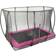Exit Toys Silhouette Ground Trampoline 214x305cm + Safety Net Pink