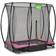 Exit Toys Silhouette Ground Trampoline 214x305cm + Safety Net Pink