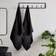 Catherine Lansfield Quick Dry Bath Towel Black (140x90cm)