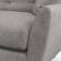 Dunelm Anders Tonal Plush Chenille Grey Sofa 224cm 4 Seater