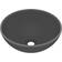 vidaXL Wastafel Rond 32.5 x 14 cm Donkergrijs