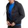 Hanes Men's EcoSmart Fleece Full-Zip Hoodie - Black