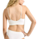 Lindex Seamless Ribbed V-Neck Soft Bra - White